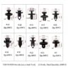 280PCS/Set Mixed Fastener Clip And Tool Car Fender Bumper rivet fixed Clip Fastener For Toyota Honda Lexus Audi Ford EP-SLK280H