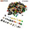 500PCS/Pack Car Door Trim Panel Clip Fasteners Auto Bumper Rivet Fastener Clip Assortments Kit Push EP-SLK500H