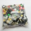 500PCS/Pack Car Door Trim Panel Clip Fasteners Auto Bumper Rivet Fastener Clip Assortments Kit Push EP-SLK500H