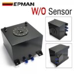 EPMAN 20L Aluminium Oil Can Fuel Surge Tank Oil Catch Tank With / Without Sensor Fuel Cell With Cap / Foam Inside - Image 4