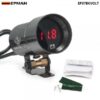 EPMAN Auto Car 37mm Compact Micro Digital Smoked Lens Voltage Gauge Battery Gauge Black Meter EP37BKVOLT