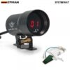 EPMAN 37mm - Compact Micro Digital Smoked Lens Water Temp Temperature Gauge Black EP37BKWAT