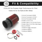 EPMAN Inlet Air Filter Intake Kit For Predator 212cc 6.5HP Engine Go Kart EPAA01G111 - Image 3
