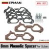EPMAN 8mm Phenolic Spacer Kit For Subaru WRX STI FXT LGT 04-12 Intake Manifold Air Intake Accessories EPAA01G125