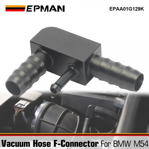 epaa01g129k_1-1.jpg EPMAN For BMW E46 330Ci M54 E39 530i Aluminum Vacuum Hose F-Connector 13327503677 EPAA01G129K