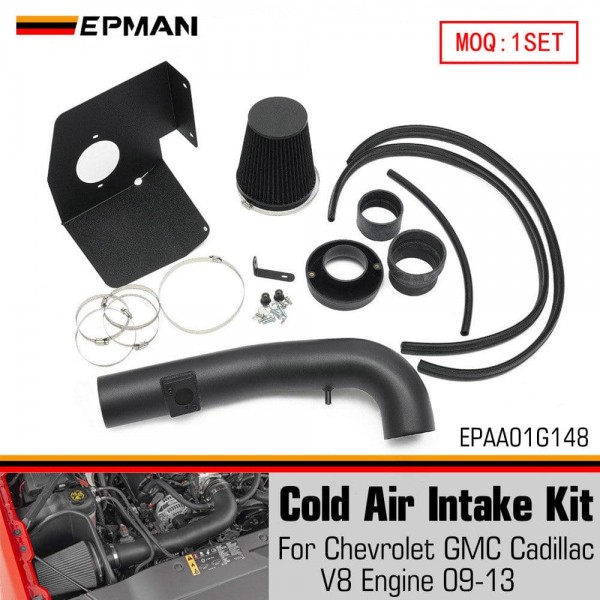 EPMAN Cold Air Intake System w/ Filter ShieldKit For Chevy/GMC 1500 (09-13) EPAA01G148