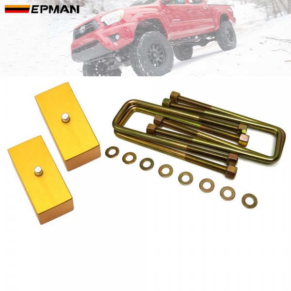 EPMAN 5SETS/CARTON 2Inch /3 Inch Aluminum Suspensions Rear Leveling Lift Kit Block For Toyota Nissan Damx Universal For Ford 2wd 4wd