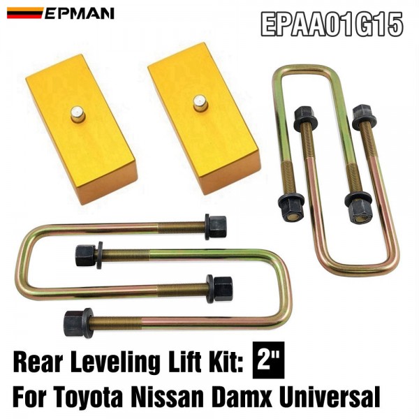 EPMAN 5SETS/CARTON 2Inch /3 Inch Aluminum Suspensions Rear Leveling Lift Kit Block For Toyota Nissan Damx Universal For Ford 2wd 4wd