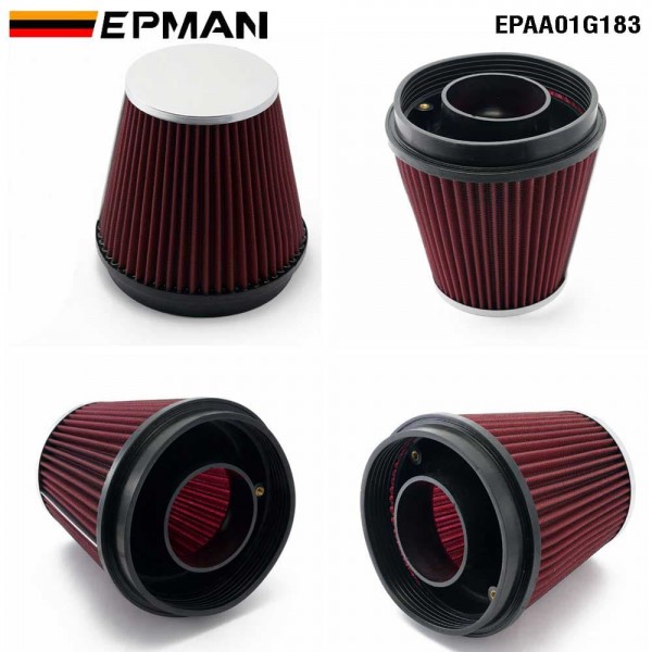 epaa01g183_3-1.jpg EPMAN 3.5" Heat Shield Cold Air Intake Induction Kit+Filter For Ford F150 5.0L V811-14 EPAA01G183