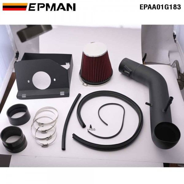 epaa01g183_6-1.jpg EPMAN 3.5" Heat Shield Cold Air Intake Induction Kit+Filter For Ford F150 5.0L V811-14 EPAA01G183