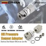 EPMAN Oil Pressure Sending Unit Relocation Adapter With Dual 1/8" NPT Ports EPAA01G203 - Image 3