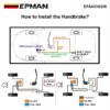 epaa01g209_3-1.jpg EPMAN Universally Drift Hydraulic Handbrake High-Strength CNC AluminumAdjustable Travel Limit EPAA01G209