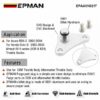 EPMAN Performance K-Series EVAP Purge Port Plug For Honda RSX Civic K20 K24 Aftermarket Throttle Body EPAA01G217