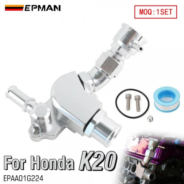 epaa01g224_1-1.jpg EPMAN K Series Aluminum Upper Coolant Housing Built In Filler Hose For Honda Acura Rsx Si K20 K24A1 EPAA01G224