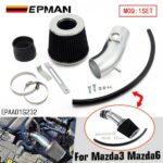 EPMAN Cold Air Intake Induction Kit +Filter For Mazda3 Mazda6 2.5L L4 2014-2018 EPAA01G232