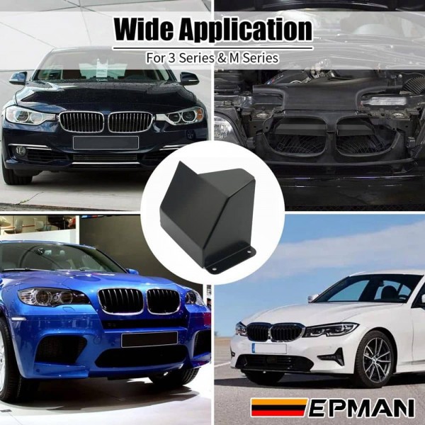 EPMAN Aluminum Heat Shield Cover For BMW M2 M3 M4 1 2 3 4 Series F30 320 F80 F82 N20 Cold Air Scoops Intake EPAA01G234