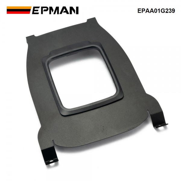 epaa01g239_6-1.jpg EPMAN Racing Aluminum Center Shifter Cover Console Plate Shift Boot Delete For Honda 96-00 Civic EK EPAA01G239