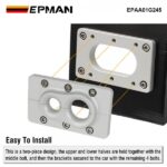 EPMAN Billet Aluminum Fire Wall Pass Through Raw Bracket For Holley Terminator X Max EPAA01G245 - Image 5