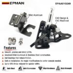 EPMAN Gear Shifter Box Manual Short Shifter Aluminum Billet For Honda Civic K20 K20Z3 Si FG FA 8th Gen FD2 FN2 R18 06-11 MT US EPAA01G249 - Image 2