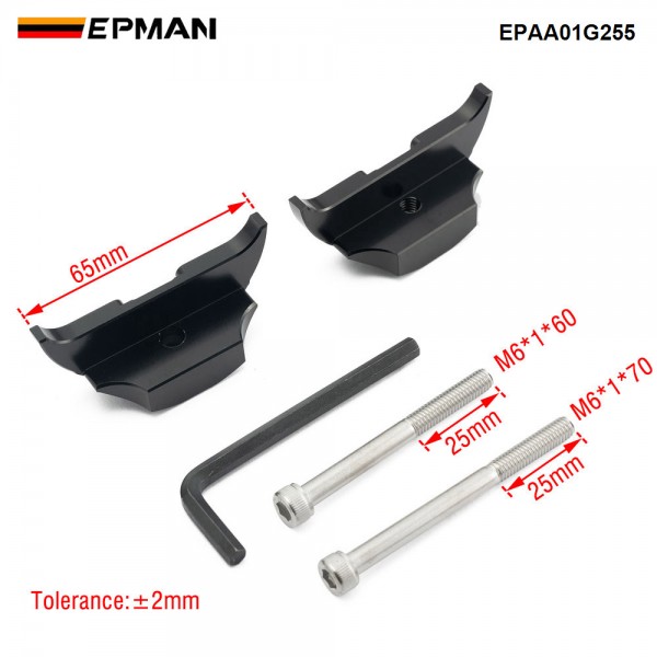 epaa01g255_2-1.jpg EPMAN Steering Dampener Lock Down Aluminum For Subaru WRX 08-21Forester 13-18/Liberty 10-21 EPAA01G255
