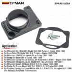EPMAN 3" Mass Air Flow Sensor Intake Adapter Plate For Galant For Mitsubishi 2.4L L4 / 3.0L V6 94-03 EPAA01G259 - Image 3