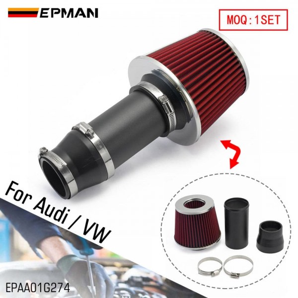 epaa01g274_1-1.jpg EPMAN Short Intake Pipe Cold Air Intake Piping Kit with Filter for VW Jetta Beetle Golf for Audi TT/TT Quattro Turbo Engine EPAA01G274 - Image 1