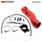 EPMAN 3.0" Turbo Inlet Hose Kit for Subaru WRX 2022-2025 CNC Billet Aluminum Flange + Silicone Pipe EPAA01G283 - Image 4