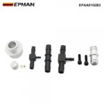 EPMAN 3.0" Turbo Inlet Hose Kit for Subaru WRX 2022-2025 CNC Billet Aluminum Flange + Silicone Pipe EPAA01G283 - Image 6