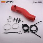 EPMAN 3.0" Turbo Inlet Hose Kit for Subaru WRX 2022-2025 CNC Billet Aluminum Flange + Silicone Pipe EPAA01G283 - Image 7