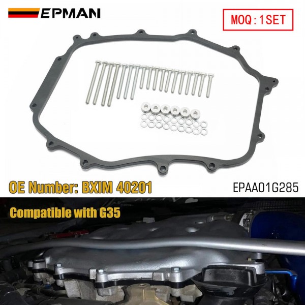 epaa01g285_1-1.jpg EPMAN 5/16" Intake Manifold Thermal Shield Plenum Spacer BXIM 40201 For Nissan 350Z Infiniti G35 EPAA01G285