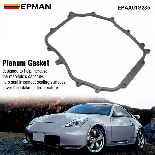 epaa01g285_3-1.jpg EPMAN 5/16" Intake Manifold Thermal Shield Plenum Spacer BXIM 40201 For Nissan 350Z Infiniti G35 EPAA01G285