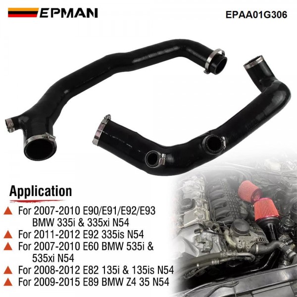 epaa01g306_3-1.jpg EPMAN 2" Silicone Intake Hose Pipe for BMW N54 135i 335i 535i Z4 Turbo Upgrade EPAA01G306