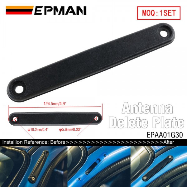 epaa01g30_1-1.jpg EPMAN Radio Antenna Delete Plate Remove For Subaru Impreza 1996 - 2008 WRX STI EPAA01G30 - Image 1
