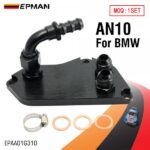 EPMAN AN10 Oil Cooler Adapter / Aluminum Connectors Oil Filter Sandwich Plate Adapter ForBMW F30 N20B20 N52B30 EPAA01G310