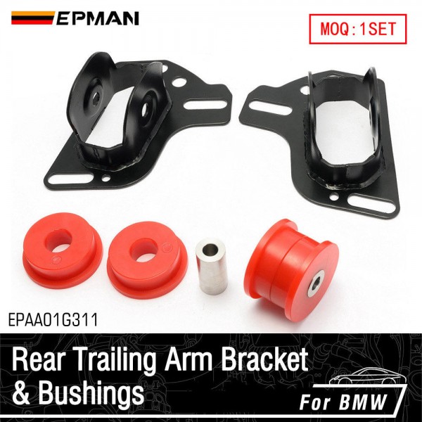 epaa01g311_1-1.jpg EPMAN Rear Trailing Arm Bracket High Toe Correction Bracket w/ Bushings Kit For BMW E46 E36 Z4 E85 E86 EPAA01G311 - Image 1