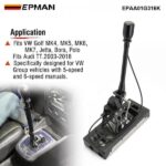 EPMAN Performance CNC Aluminum Short Shifter for VW Golf MK4 MK5 MK6 MK7 Audi A3 TT 2003-2018 EPAA01G316K - Image 3