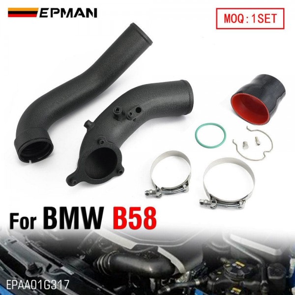 epaa01g317_1-1.jpg EPMAN Intercooler & Intake Charge Pipe Upgrade Kit 3" Aluminum For BMW F22 F23 F32 F33 F34 F30 F36 G12 G32 G30 B58 EPAA01G317