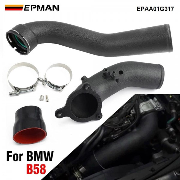 epaa01g317_4-1.jpg EPMAN Intercooler & Intake Charge Pipe Upgrade Kit 3" Aluminum For BMW F22 F23 F32 F33 F34 F30 F36 G12 G32 G30 B58 EPAA01G317