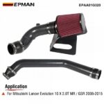 EPMAN Cold Air Intake Kit for Mitsubishi Lancer EVO X 2008-2015 2.0T MR GSR with Heat Shield EPAA01G320 - Image 4