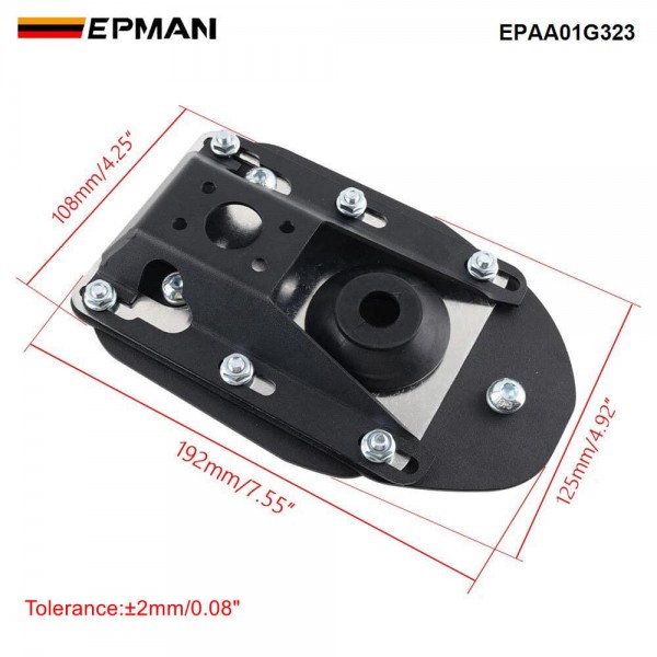 EPMAN CNC Aluminum Short Shifter Kit for BMW E30 E36 E46 E82 E88 E90 E92 – Direct Fit No Drilling EPAA01G323