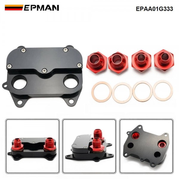 epaa01g333_3-1.jpg EPMAN Oil Cooler Sandwich Plate T6061 Aluminum for VW Audi Skoda Seat 1.6/2.0TDi OEM 03L 117 021 C EPAA01G333