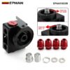 epaa01g359_3-1.jpg EPMAN M20 x 1.5 3/4"-16UNF External Oil Filter Relocation Kit Cooler Sandwich Plate with Thermostat 4x AN10 Outlets EPAA01G359