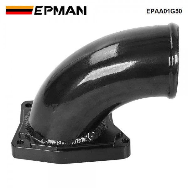 epaa01g50_3-1.jpg EPMAN Billet Aluminum Turbo Air Intake Elbow Pipe For Ford F250 F350 F450 6.0L Powerstroke Diesel 03-07 EPAA01G50