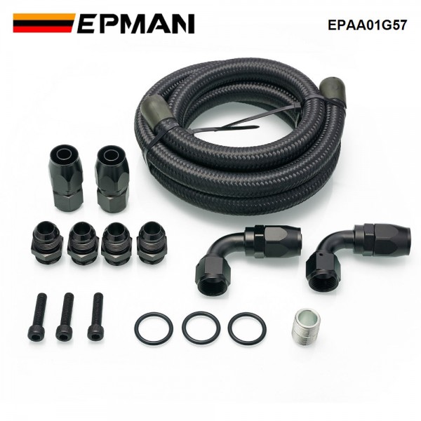 EPMAN Oil Filter Relocation Kit For Mustang GT / 150 GT350 & GT500 ForFord 5.0 / 5.2 Coyote EPAA01G57