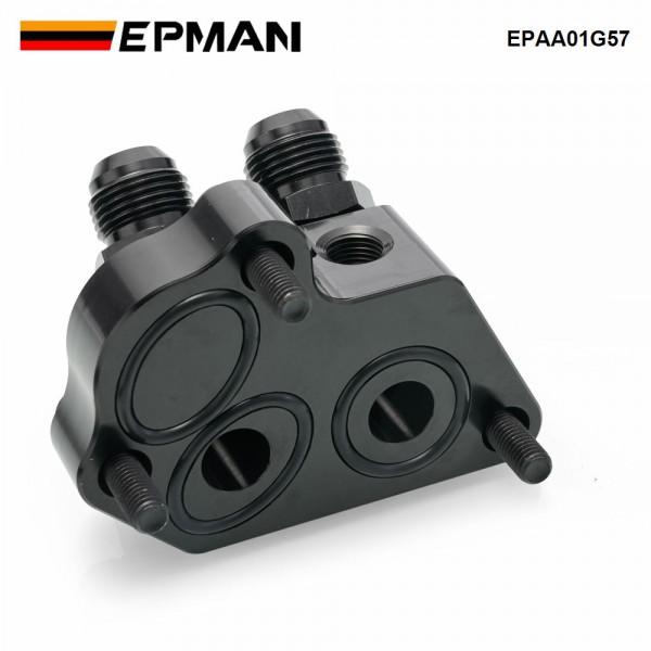 EPMAN Oil Filter Relocation Kit For Mustang GT / 150 GT350 & GT500 ForFord 5.0 / 5.2 Coyote EPAA01G57