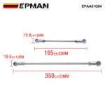 EPMAN 245283 2452/e1 Gear Linkage Push Rods 3pcs Kit Seal For Peugeot 106 For Citroen Saxo EPAA01G84 - Image 2