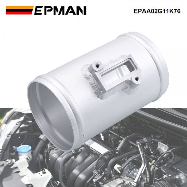 epaa02g11k76_1-1.jpg EPMAN 3" 76mm Mass Air Flow Sensor Adapter Air Intake Meter Mount For Nissan For Honda For Ford Air Intake MAF Sensor Adapter EPAA02G11K76
