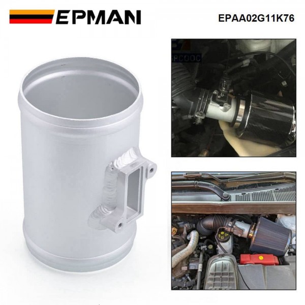 epaa02g11k76_4-1.jpg EPMAN 3" 76mm Mass Air Flow Sensor Adapter Air Intake Meter Mount For Nissan For Honda For Ford Air Intake MAF Sensor Adapter EPAA02G11K76
