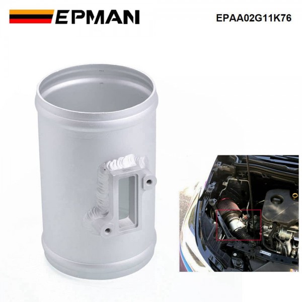 epaa02g11k76_5-1.jpg EPMAN 3" 76mm Mass Air Flow Sensor Adapter Air Intake Meter Mount For Nissan For Honda For Ford Air Intake MAF Sensor Adapter EPAA02G11K76