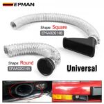 EPMAN 20SETS/CARTON Air Intake Duct,Air Duct Front Bumper Cooling Air Intake Pipe Hose Universal for Replacement Car Cooling Air Pipe Car Square Brake Air Duct EPAA02G14B-20T - Image 4